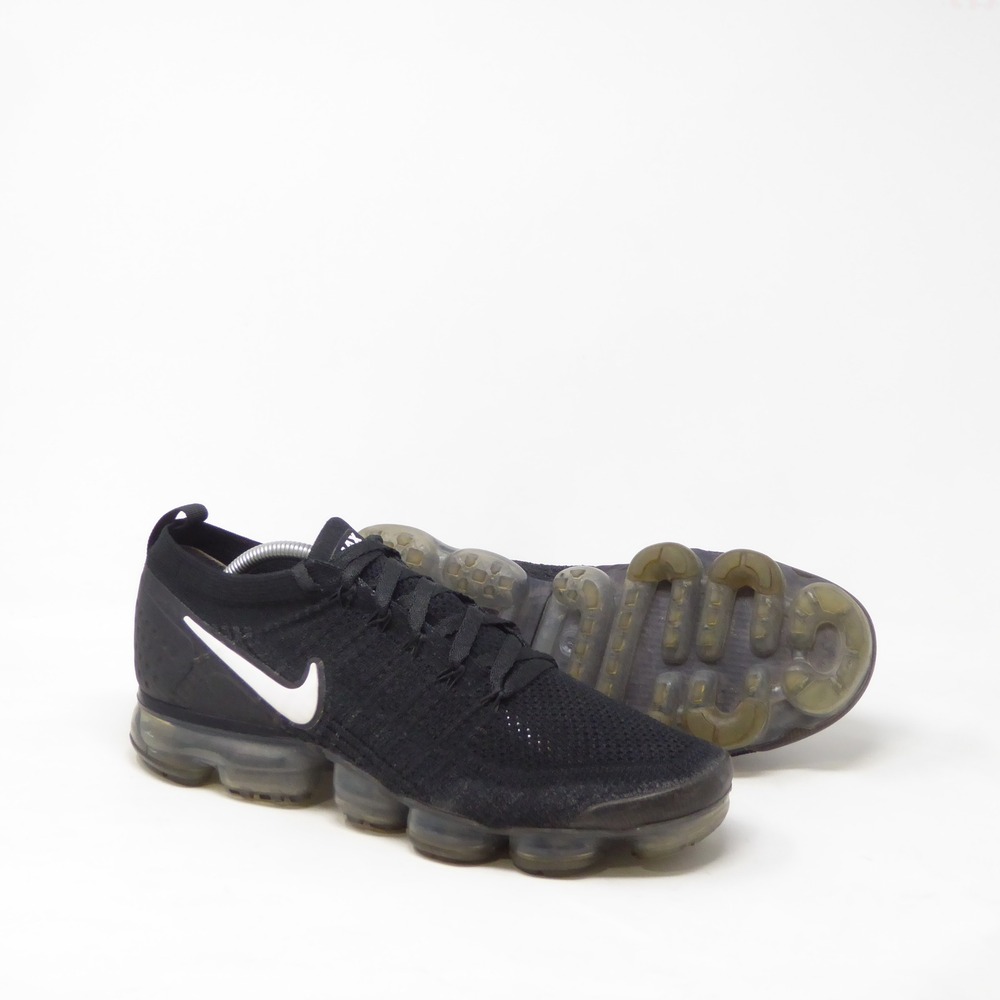 Nike Mens Air VaporMax Flyknit 2 Black White 942842-001 Size 11